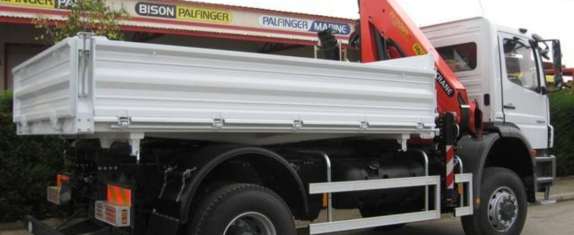Palfinger dizalica PK 12000 i trostrani kiper TK 115 za Euroline – AP Lukač