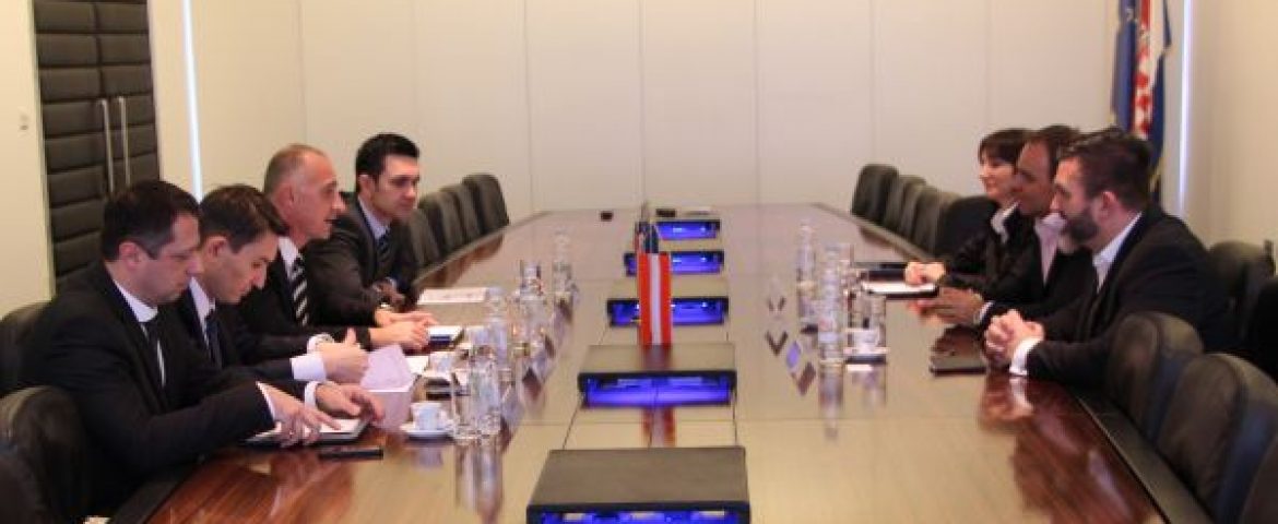U Ministarstvu gospodarstva održan sastanak s počasnim konzulom RH u Salzburgu Hubertom Palfingerom