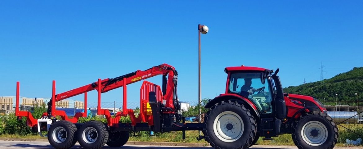 Prva šumarska traktorska prikolica s Palfinger Epsilon dizalicom za Hrvatske šume – UŠP Bijelovar