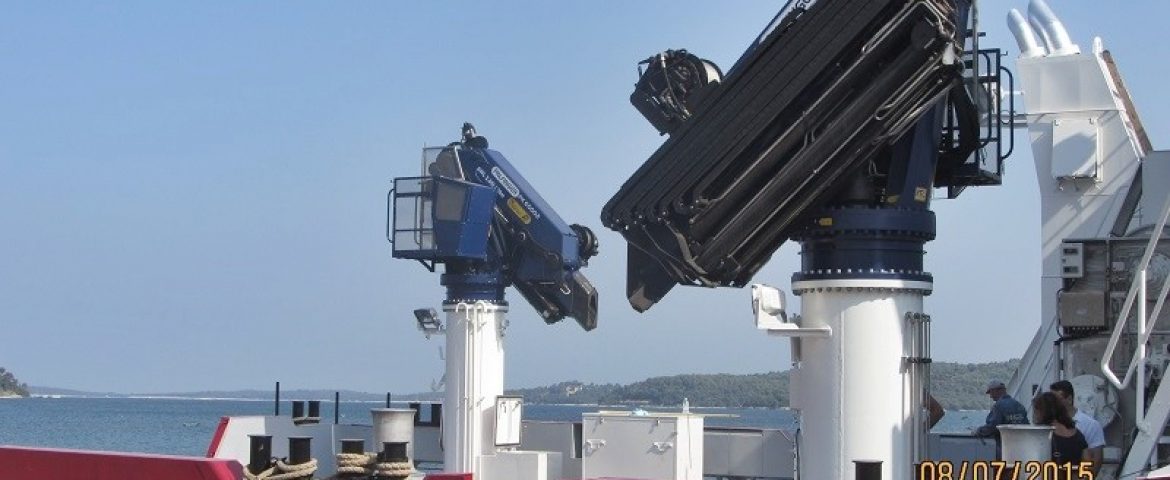 Palfinger Marine dizalice PK 90002M i PK 65002(M) hybrid za brodogradilište Tehnomont