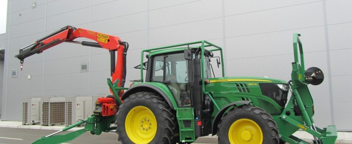 Traktorska nadogradnja Palfinger dizalice PK 15500 za Eurodomus – Elektro Doboj